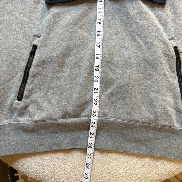 Oaklandish Quarter-Zip Sweatshirt Black and Gray Size Large - Picture 5 of 6